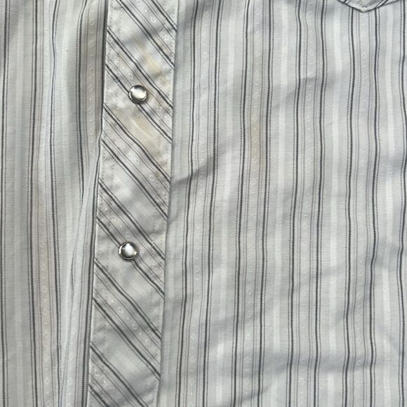 Vintage western Wrangler Button Down Shirt Sz 16 - Picture 4 of 7